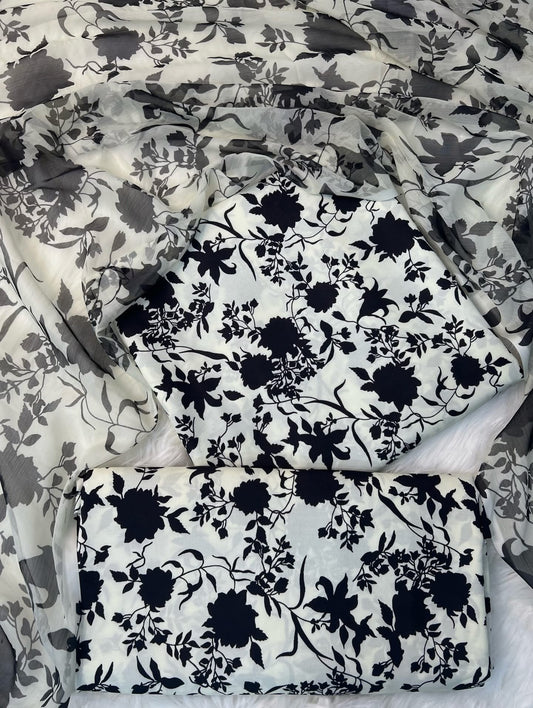 DIGITAL PRINTED SWISS LAWN 3pcs (ANEELA’S SKIN)