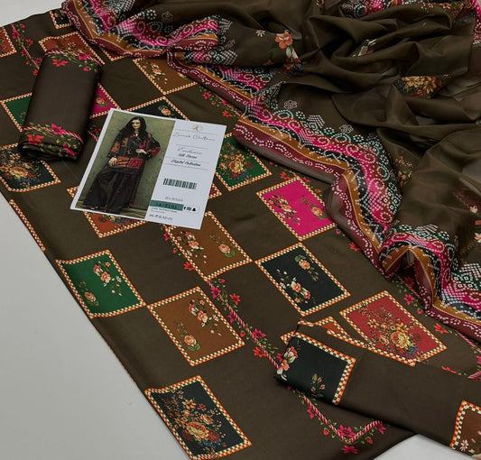 (Digital Print Silk 3pcs