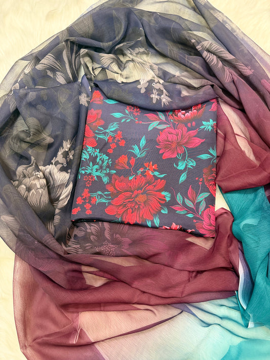 DIGITAL PRINTED SWISS LAWN 3pcs (I.N)