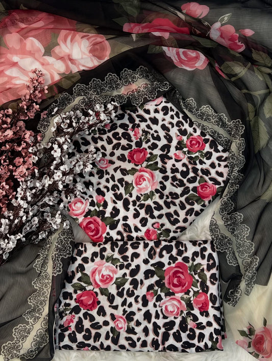 DIGITAL PRINTED SWISS LAWN 3pcs (CHEETAH)