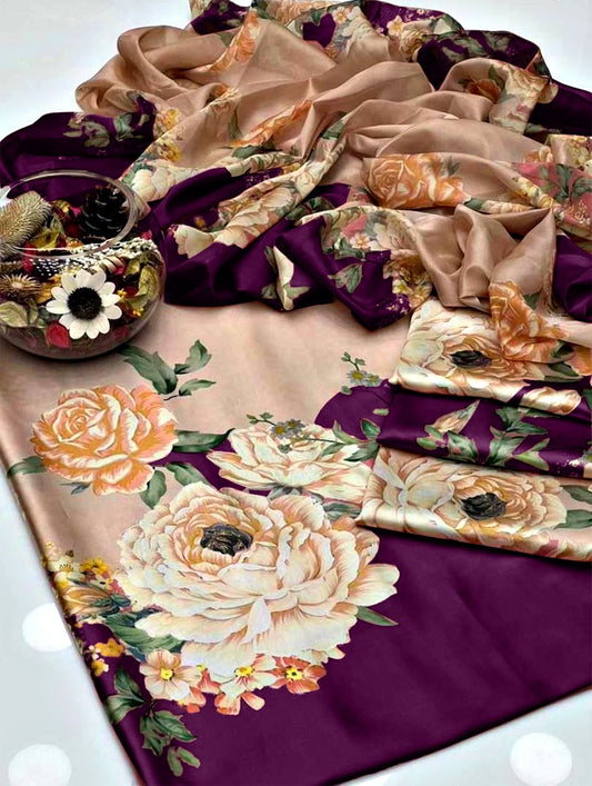 Digital Print Silk 3pcs