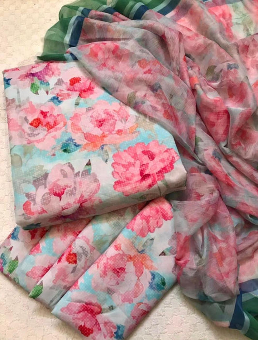 DIGITAL PRINTED SWISS LAWN 3pcs (Blossom Breeze)