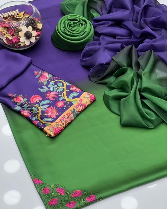 Digital Printed Silk 3 pcs(SF-10)