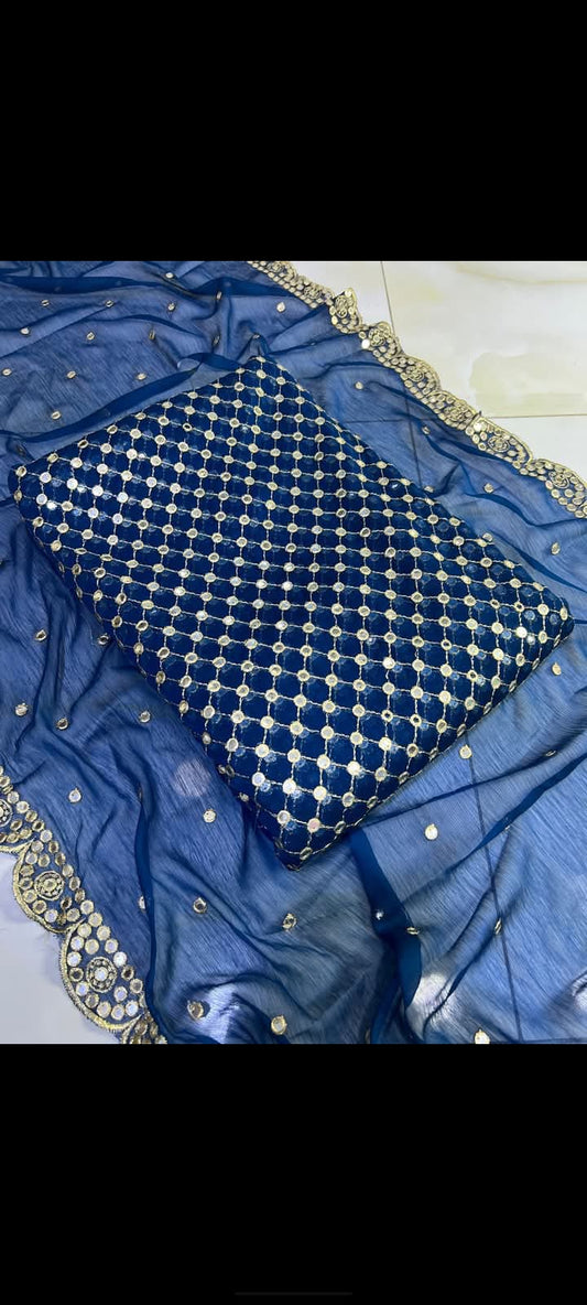 Hiba Bukhari Formal Chiffon 3pc