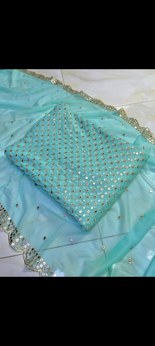 Hiba Bukhari Formal Chiffon 3pc