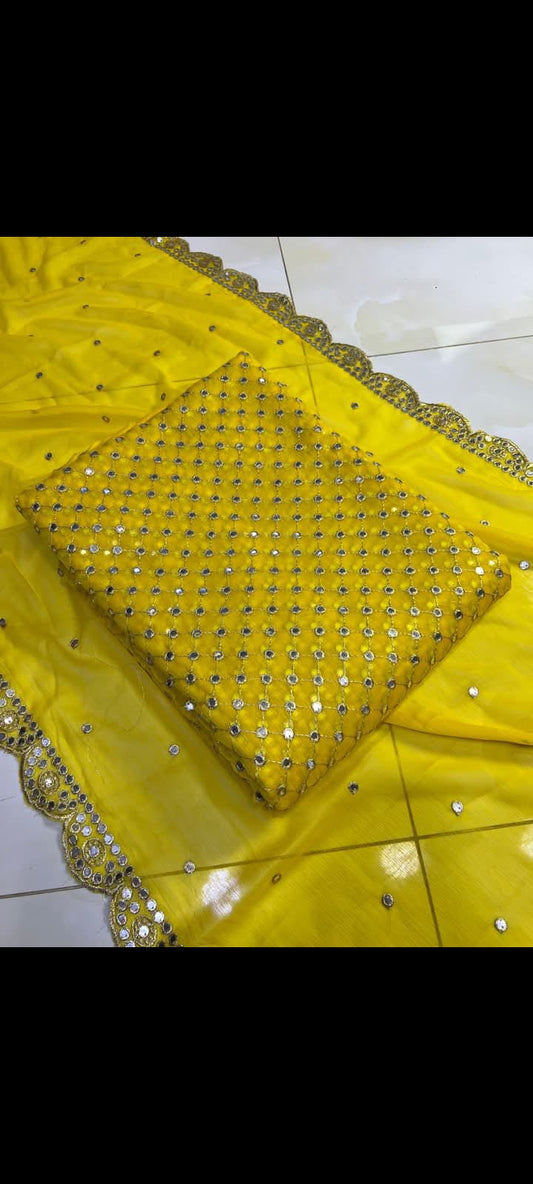 Hiba Bukhari Formal Chiffon 3pc