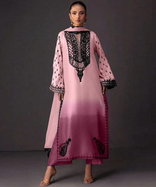 Digital Print Silk 3pcs