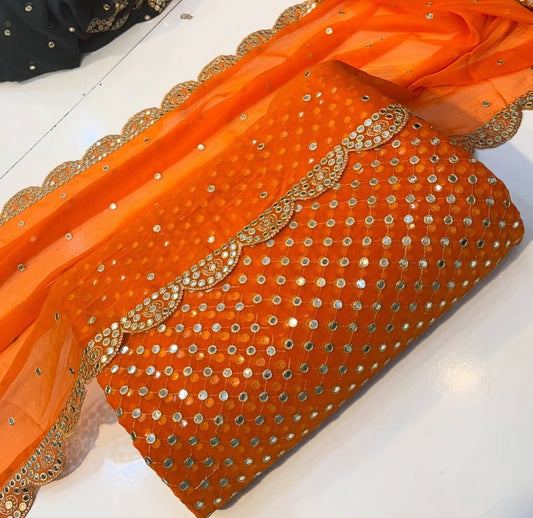 Hiba Bukhari Formal Chiffon 3pc