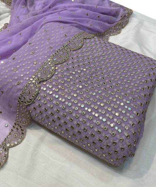 Hiba Bukhari Formal Chiffon 3pc (kasni)