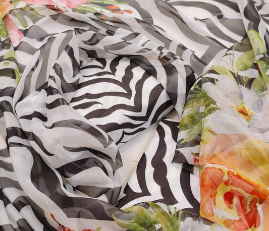 DIGITAL PRINTED SWISS LAWN 3pcs(ZEBRA)