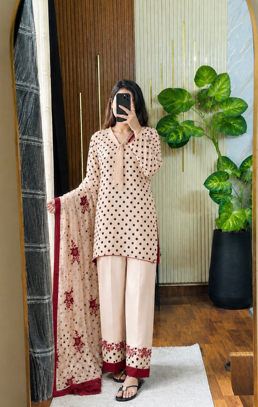 Digital Print Silk 3pcs (Midnight Dot✨)