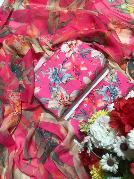 DIGITAL PRINTED SWISS LAWN 3Ppcs