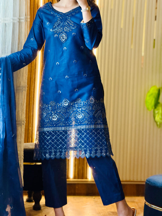 FANCY COTTON COLLECTION (ROYAL BLUE)