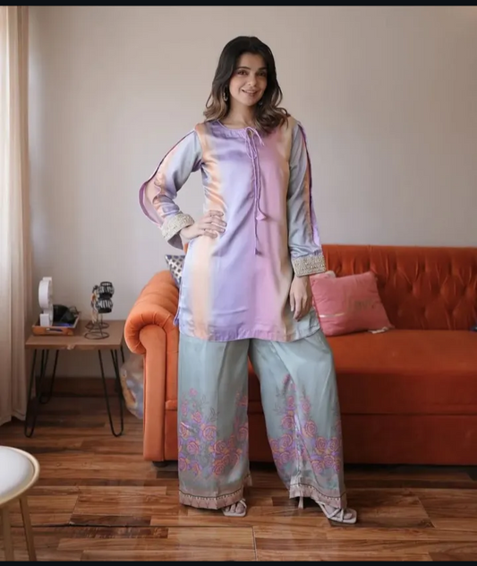 Digital Print Silk 3pcs